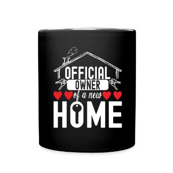 Pendaison de crémaillère des propriétaires - Mug uni - noir - Devant