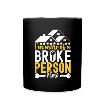 Pendaison de crémaillère des propriétaires - Mug uni - noir - Devant