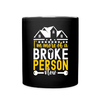 Hausbesitzer Einweihungsparty - Tasse einfarbig - Schwarz - Vorne
