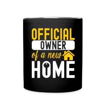 Pendaison de crémaillère des propriétaires - Mug uni - noir - Devant