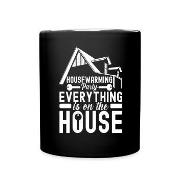 Pendaison de crémaillère des propriétaires - Mug uni - noir - Devant