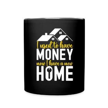 Pendaison de crémaillère des propriétaires - Mug uni - noir - Devant