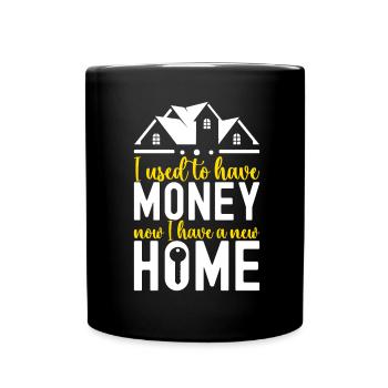 Pendaison de crémaillère des propriétaires - Mug uni - noir - Devant