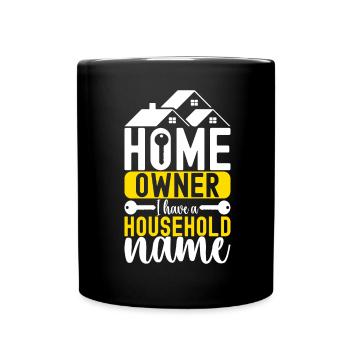 Pendaison de crémaillère des propriétaires - Mug uni - noir - Devant