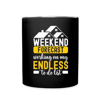 Pendaison de crémaillère des propriétaires - Mug uni - noir - Devant
