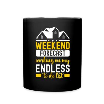Pendaison de crémaillère des propriétaires - Mug uni - noir - Devant