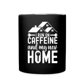 Hausbesitzer Einweihungsparty - Tasse einfarbig - Schwarz - Vorne