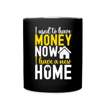 Pendaison de crémaillère des propriétaires - Mug uni - noir - Devant