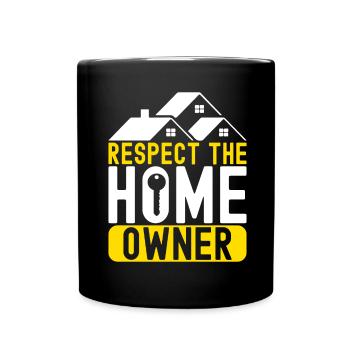 Pendaison de crémaillère des propriétaires - Mug uni - noir - Devant