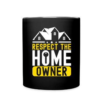Pendaison de crémaillère des propriétaires - Mug uni - noir - Devant