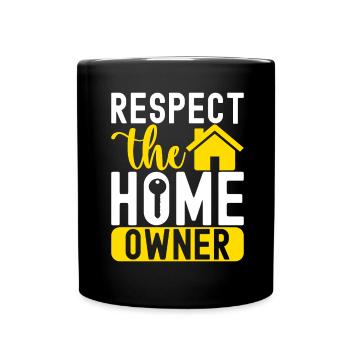 Pendaison de crémaillère des propriétaires - Mug uni - noir - Devant