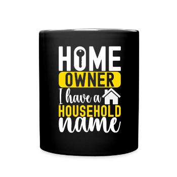 Pendaison de crémaillère des propriétaires - Mug uni - noir - Devant