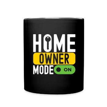 Pendaison de crémaillère des propriétaires - Mug uni - noir - Devant