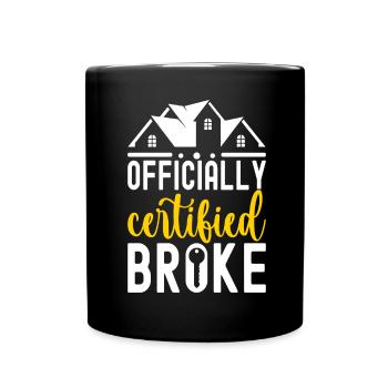 Pendaison de crémaillère des propriétaires - Mug uni - noir - Devant