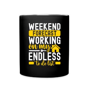 Pendaison de crémaillère des propriétaires - Mug uni - noir - Devant
