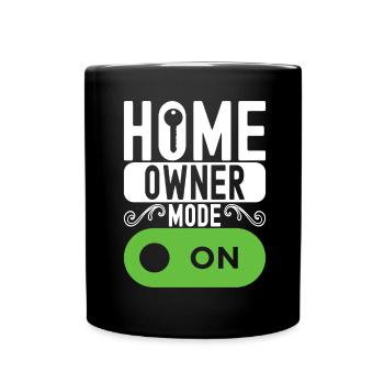 Pendaison de crémaillère des propriétaires - Mug uni - noir - Devant