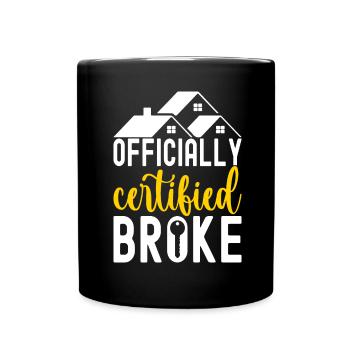 Pendaison de crémaillère des propriétaires - Mug uni - noir - Devant