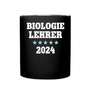 Biologie Studium Biologielehrer 2024 Lehramt Bio - Tasse einfarbig - Schwarz - Vorne