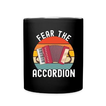 Accordéoniste Accordéoniste - Mug uni - noir - Devant