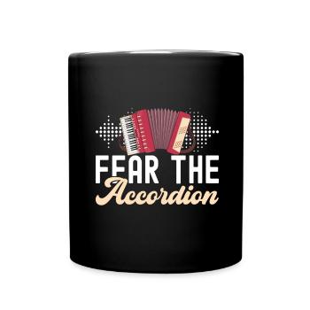Accordéoniste Accordéoniste - Mug uni - noir - Devant