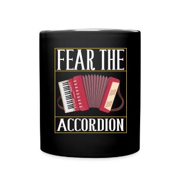 Accordéoniste Accordéoniste - Mug uni - noir - Devant