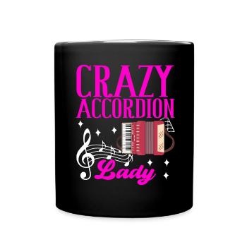 Accordéoniste Accordéoniste - Mug uni - noir - Devant