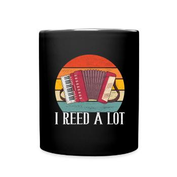Accordéoniste Accordéoniste - Mug uni - noir - Devant