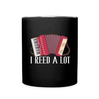 Accordéoniste Accordéoniste - Mug uni - noir - Devant
