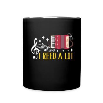 Accordéoniste Accordéoniste - Mug uni - noir - Devant