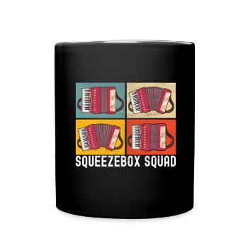 Accordéoniste Accordéoniste - Mug uni - noir - Devant