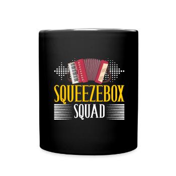 Accordéoniste Accordéoniste - Mug uni - noir - Devant