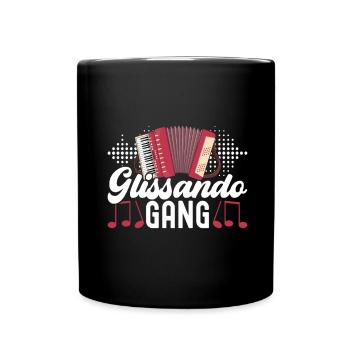 Accordéoniste Accordéoniste - Mug uni - noir - Devant