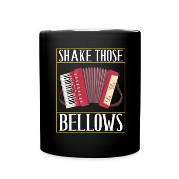 Accordéoniste Accordéoniste - Mug uni - noir - Devant