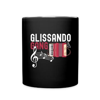 Accordéoniste Accordéoniste - Mug uni - noir - Devant
