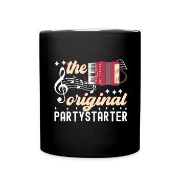 Accordéoniste Accordéoniste - Mug uni - noir - Devant