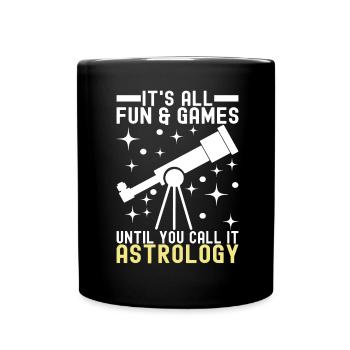 Atronome Astronomy - Full Colour Mug - black - Front