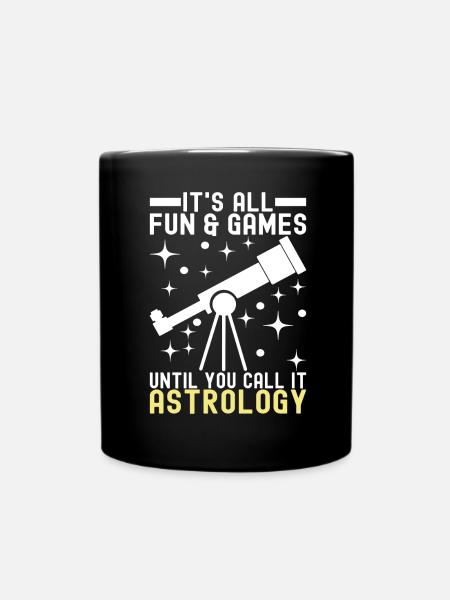 Atronome Astronomie - Tasse einfarbig - Schwarz