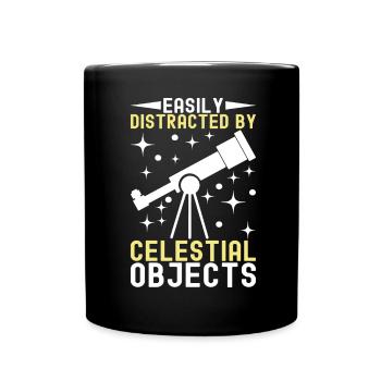 Atronome Astronomy - Full Colour Mug - black - Front