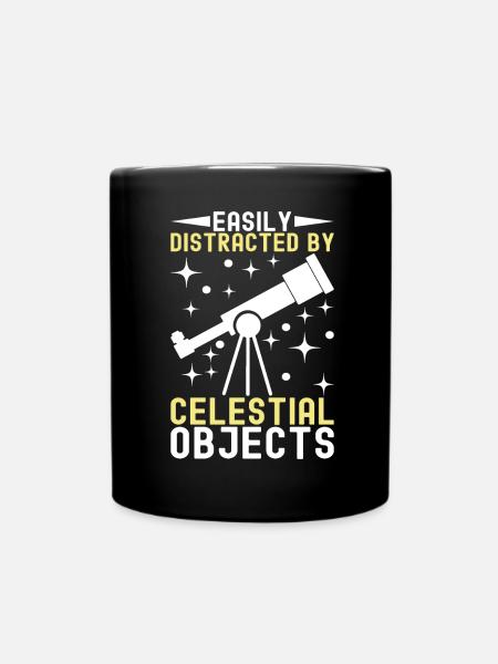 Atronome Astronomie - Tasse einfarbig - Schwarz