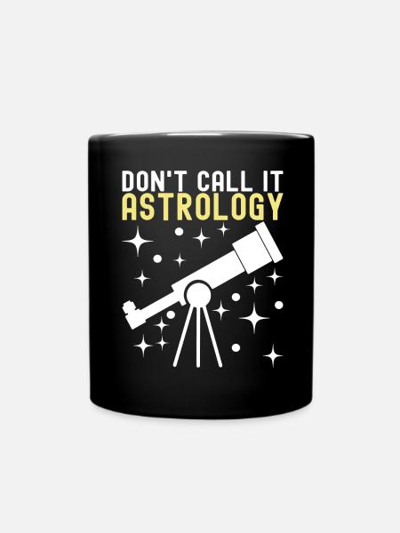 Atronome Astronomie - Tasse einfarbig - Schwarz