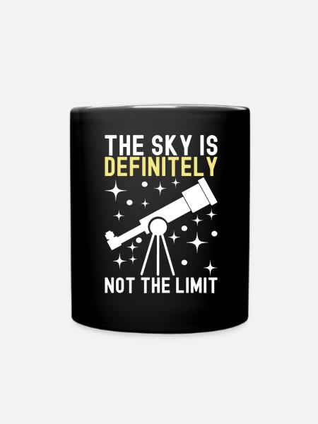 Atronome Astronomie - Tasse einfarbig - Schwarz