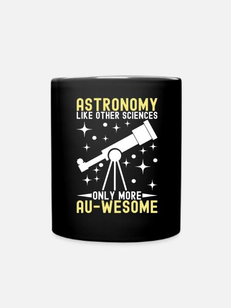 Atronome Astronomie - Tasse einfarbig - Schwarz