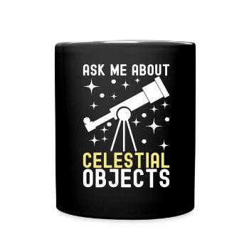 Atronome Astronomy - Full Colour Mug - black - Front