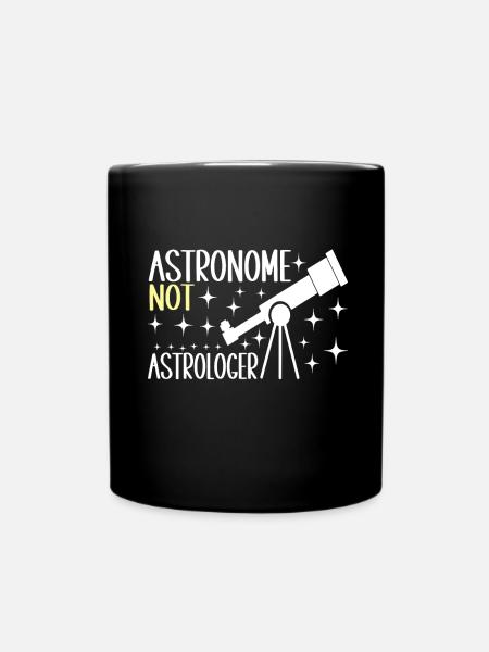 Astronom Astronomie - Tasse einfarbig - Schwarz