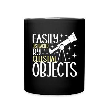 Astronom Astronomie - Tasse einfarbig - Schwarz - Vorne