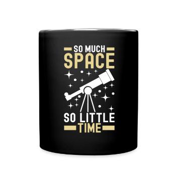 Astronom Astronomie - Tasse einfarbig - Schwarz - Vorne