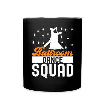 Ballsaal Tanz Ballsaaltänzer Gesellschaftstänzer - Tasse einfarbig - Schwarz - Vorne