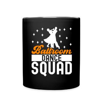 Ballsaal Tanz Ballsaaltänzer Gesellschaftstänzer - Tasse einfarbig - Schwarz - Vorne