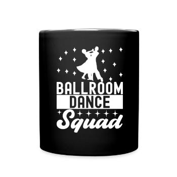 Ballsaal Tanz Ballsaaltänzer Gesellschaftstänzer - Tasse einfarbig - Schwarz - Vorne