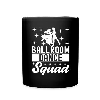Ballsaal Tanz Ballsaaltänzer Gesellschaftstänzer - Tasse einfarbig - Schwarz - Vorne